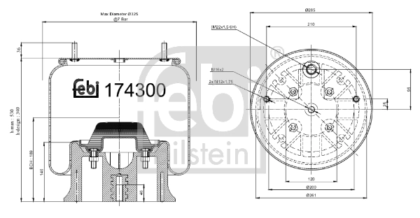 Bellow, air suspension